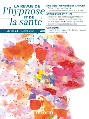 cover image of Revue de l'hypnose et de la santé N°24--3/2023